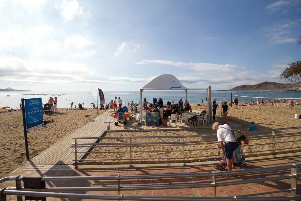 ラスパルマス・デ・グランカナリアEn Primera Linea Playa De Canteras Vista Al Mar Lightbookingアパートメント エクステリア 写真